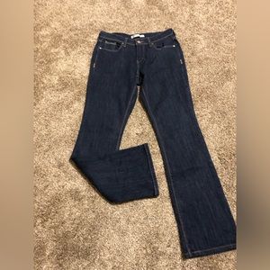 Levi's 515 Jeans Womens Size 29x30.5 Blue Boot Cut Mid Rise Dark Wash. EUC!